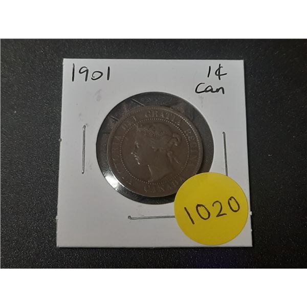 1901 Canadian Large Cents