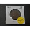 Image 1 : 1901 Canadian Large Cents