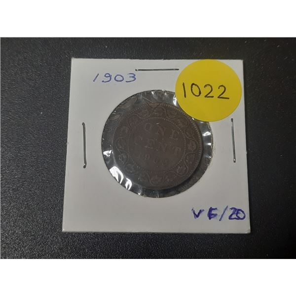 1903 Canadian Large Cents