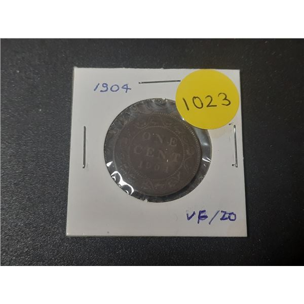 1904 Canadian Large Cents