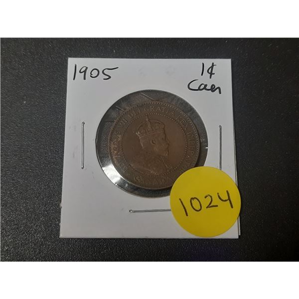1905 Canadian Large Cents