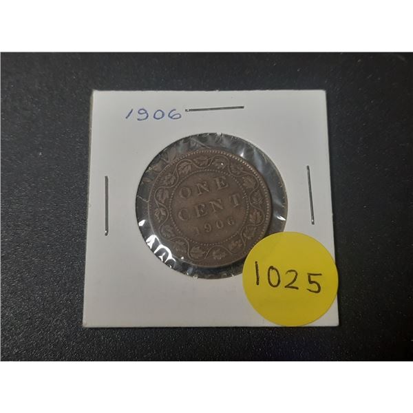 1906 Canadian Large Cents