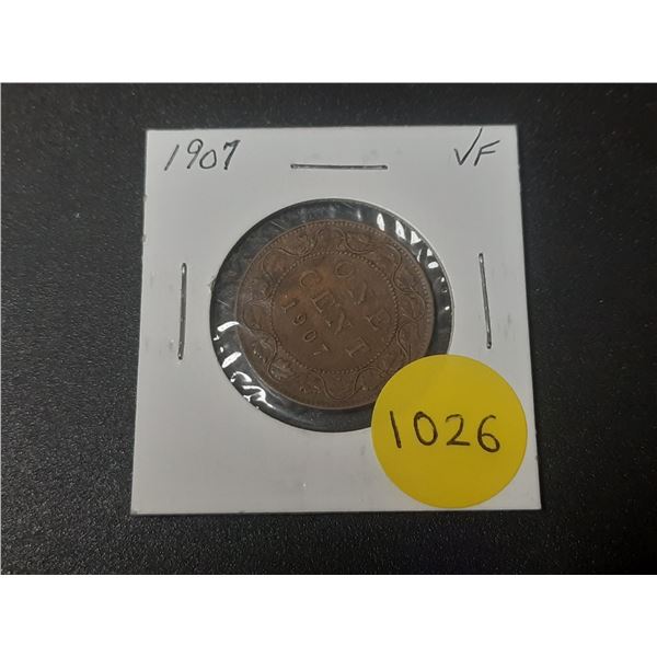 1907 Canadian Large Cents