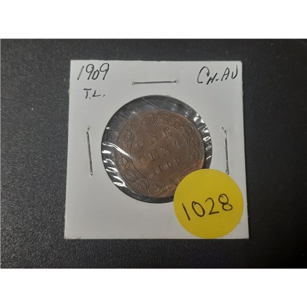 1909 Canadian Large Cents