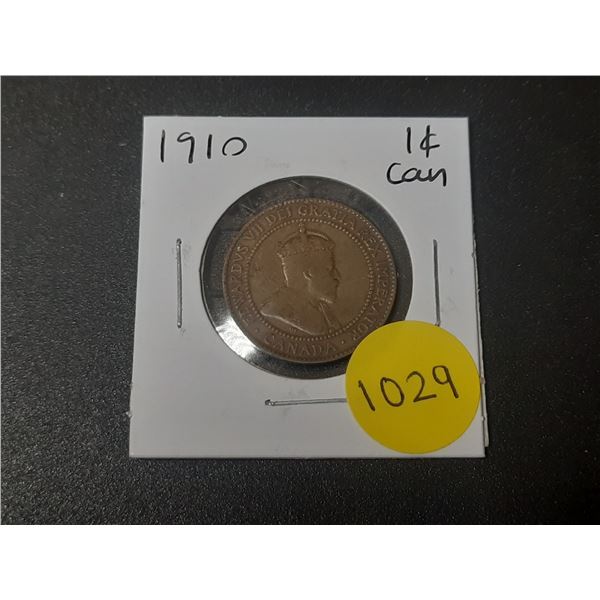 1910 Canadian Large Cents