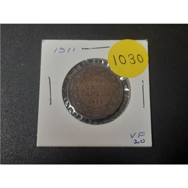 1911 Canadian Large Cents