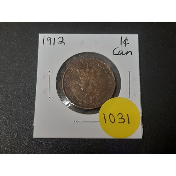 1912 Canadian Large Cents