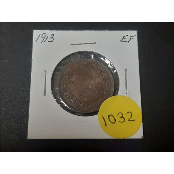1913 Canadian Large Cents