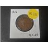 Image 1 : 1916 Canadian Large Cents