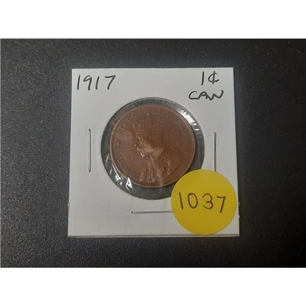 1917 Canadian Large Cents