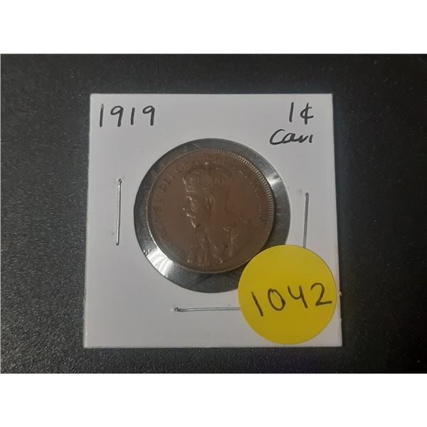 1919 Canadian Large Cents