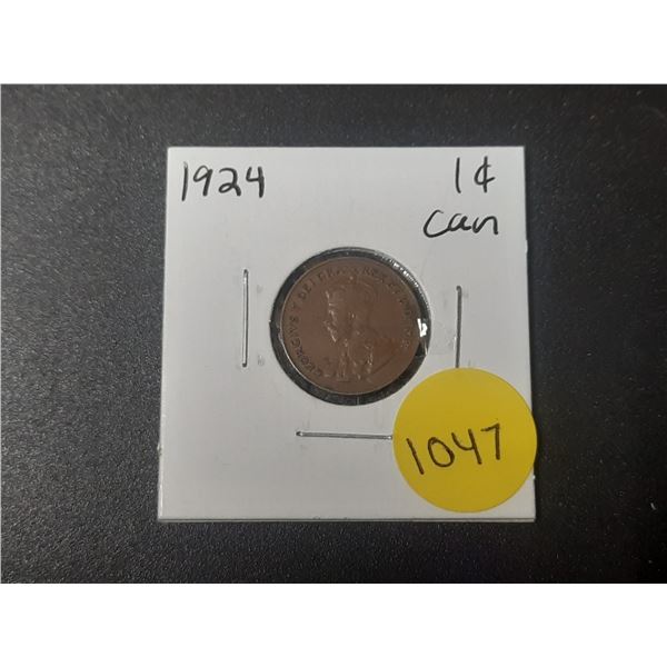 1924 Canadian Small Cents