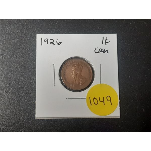 1926 Canadian Small Cents