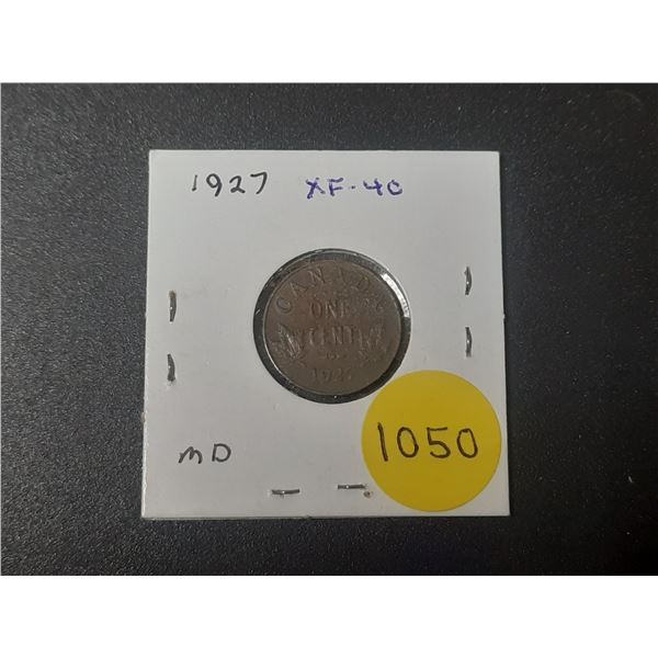 1927 Canadian Small Cents