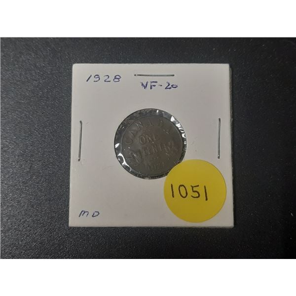 1928 Canadian Small Cents