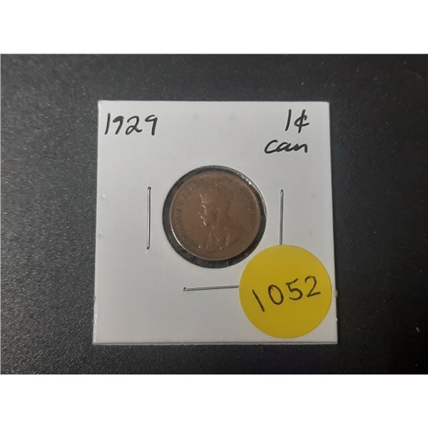 1929 Canadian Small Cents