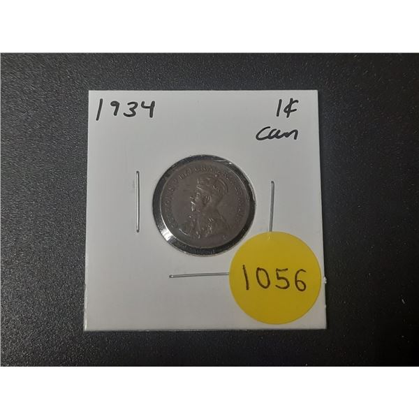 1934 Canadian Small Cents