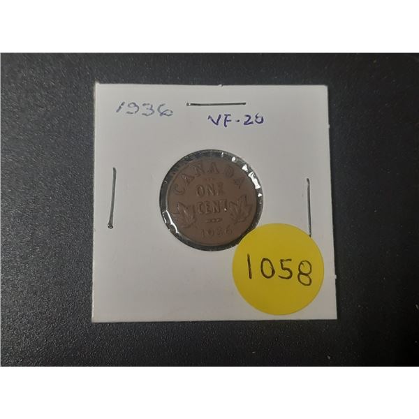 1936 Canadian Small Cents