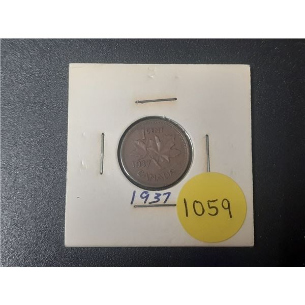 1937 Canadian Small Cents