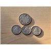 Image 1 : 3 Silver dimes and a 25 cent piece