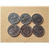 Image 2 : 6- 50 cent canadian coins