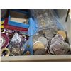 Image 3 : Jewelry box with contents and change