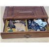 Image 2 : Jewelry box with contents and change