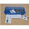 Image 1 : Plastic container with earrings