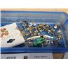 Image 2 : Plastic container with earrings