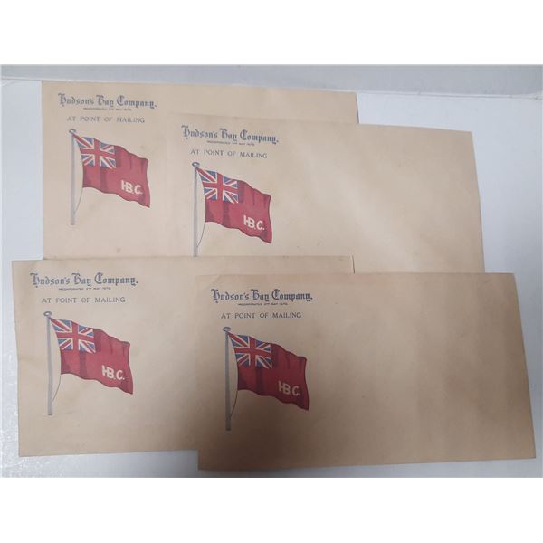 (5) Hudson Bay Company Envalopes feat. Red Ensign Flag
