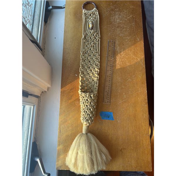 Vintage Owl Macramé Hanger