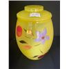 Image 1 : Vintage 1960's " Bartlett Collins" Cookie Jar. Hand painted. 9 1/2" high including lid - 5 1/4" acro