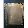 Image 4 : Antique Picture Frame w Photo. 25 1/4" high x 21 1/2" wide.