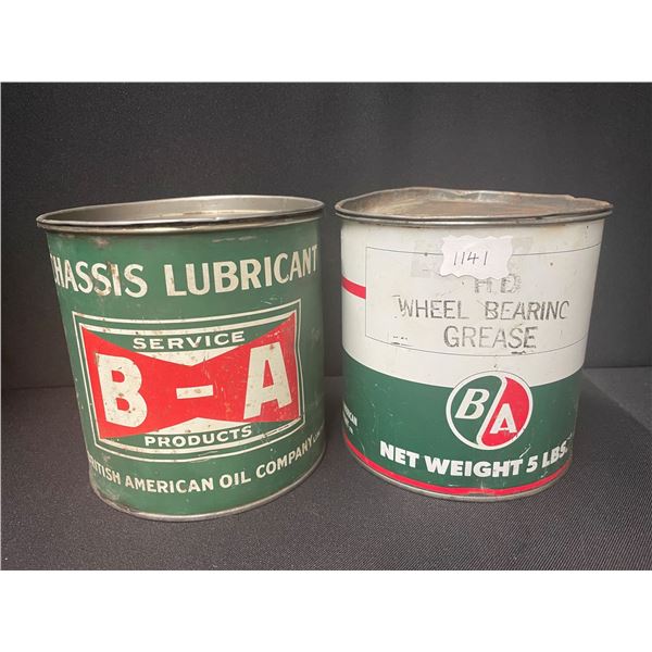 (2) B/A 5 LB Grease Cans