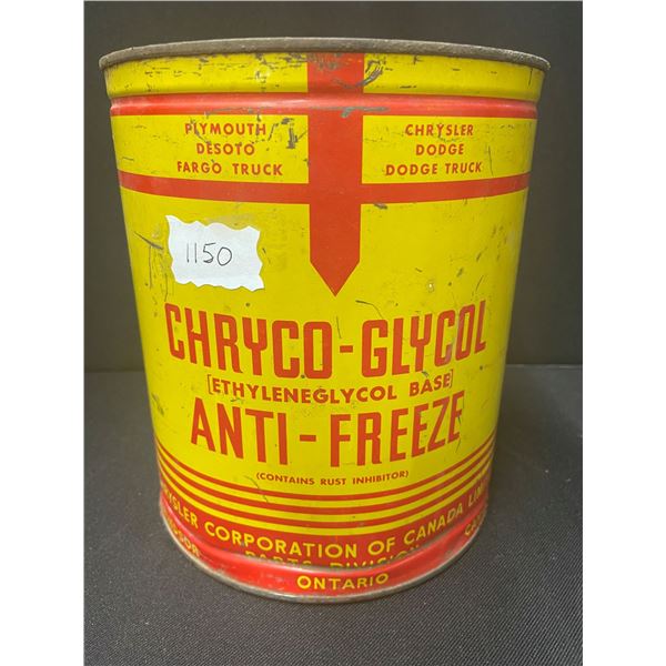1 Gallon Plymouth/Fargo/Desoto Anti-Freeze Can