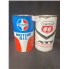 Image 1 : Royalite & Pacific 66 Quart Oil Cans (FULL)