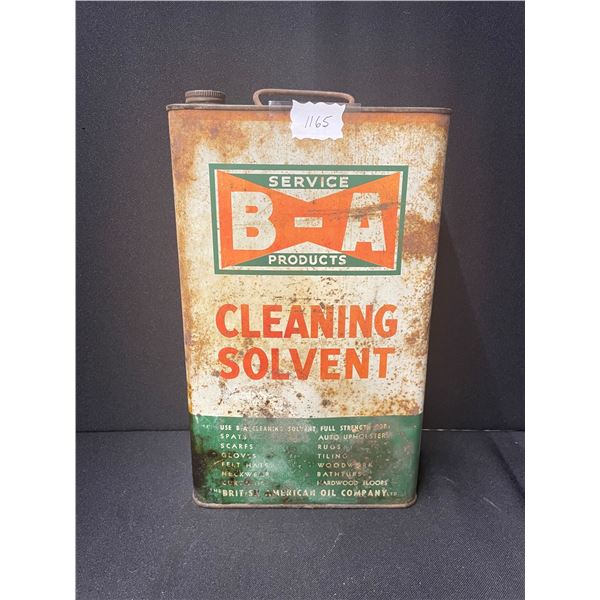 B/A Cleaning Solvent 1 Gallon Can.
