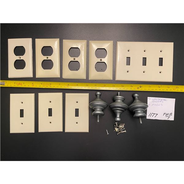 Electrical cover - pulls