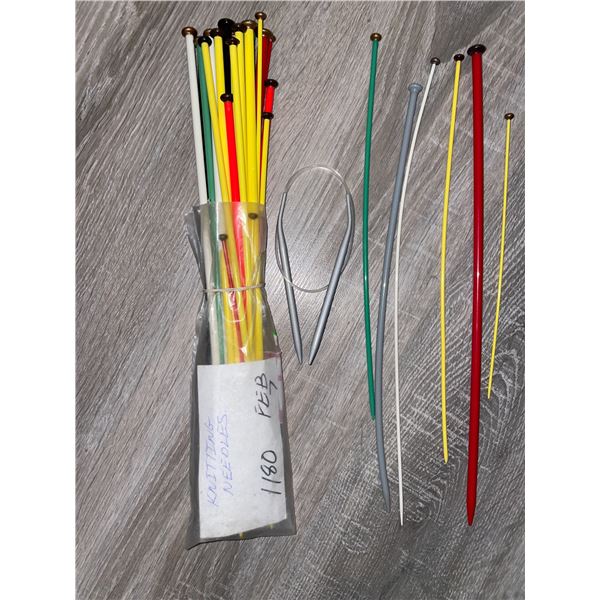 Knitting needles