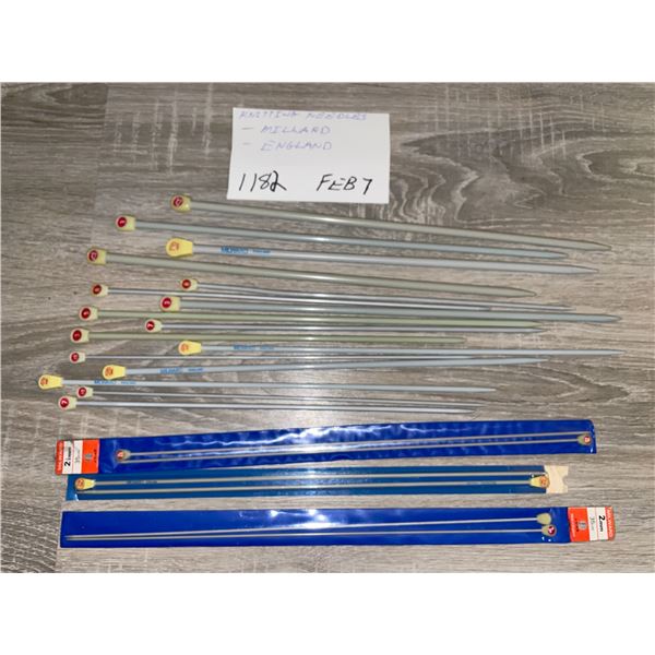 Knitting needles - Millard - England