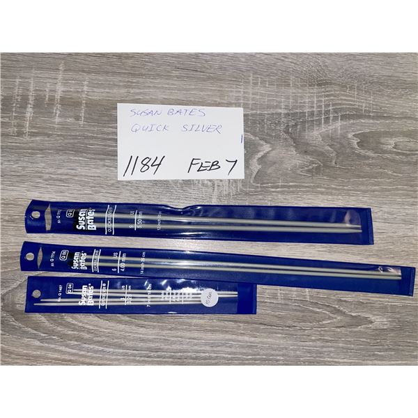 Knitting needles - Susan Bates - Quicksilver