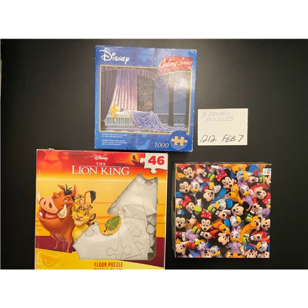 3 Disney puzzles