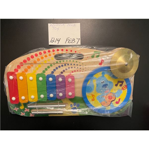 Melissa & Doug Blue's Clues & You! Wooden Music Maker Board