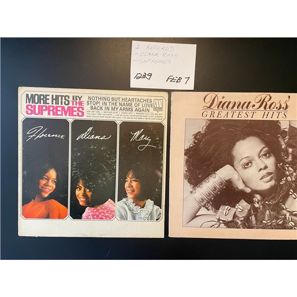 2 records - Diana Ross - The Supremes