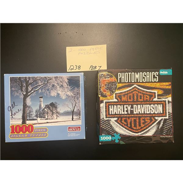 2 - 1000 piece puzzles