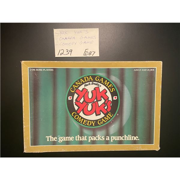 Yuk Yuk’s Comedy Game - Canada Games