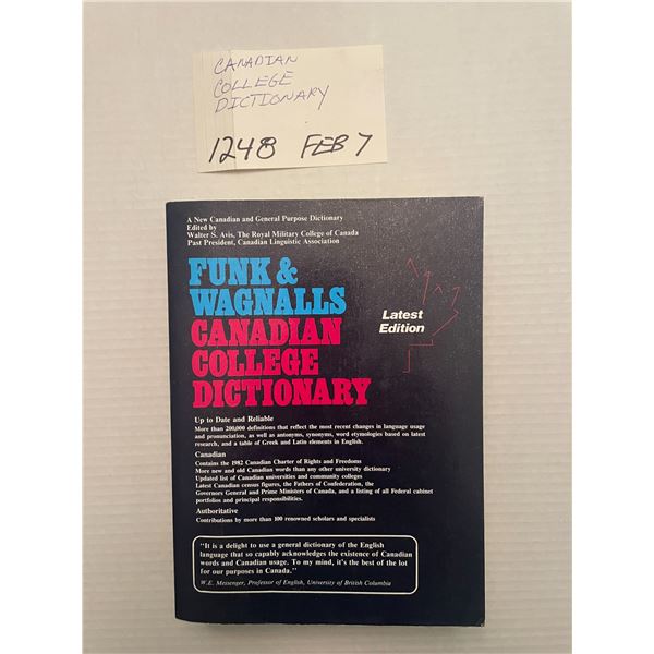 Canadian College Dictionary