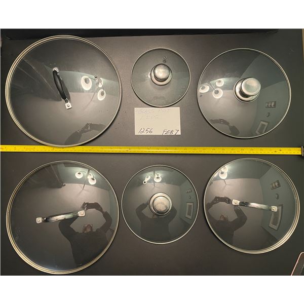 Glass pot lids