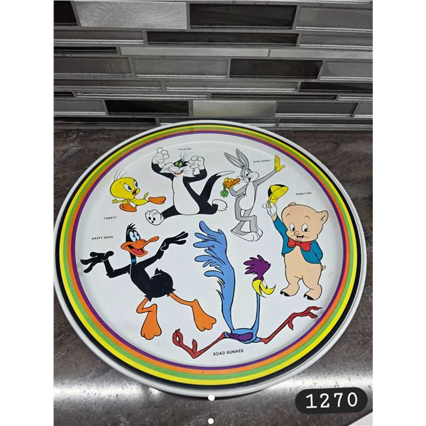 Vintage 1970’s Looney Tunes 11.75” Metal Serving Tray