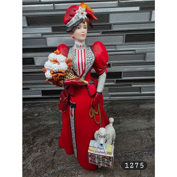 Avon Collection 10” Tall Figurine in Original Box.  1997-98 President’s Club Mrs. 